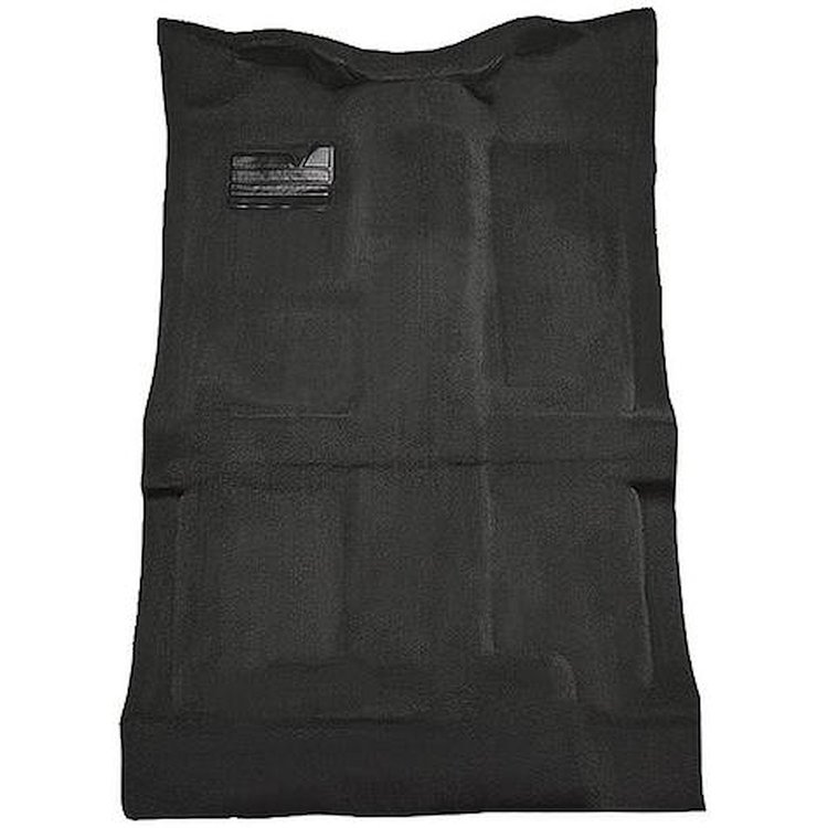 T1205696 1992-02 Chevrolet/GMC Crew Cab Truck; Carpet Set; Complete; Molded; Standard Backing; Cutpile; Ebony
