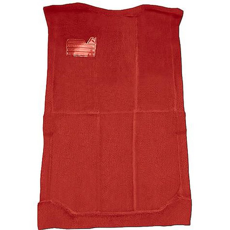 T1205702 1992-99 Chevrolet/GMC Suburban; Carpet Kit; Passenger Area; Die-Cut; Cut Pile; w/o Heat Vents; Standard Backing; Red