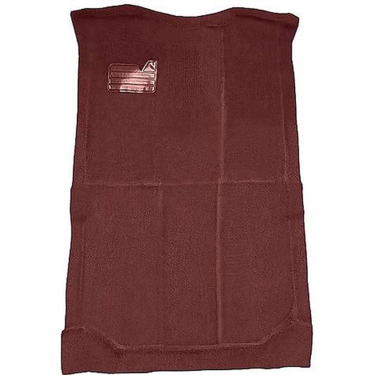 T1205715 1992-99 Chevrolet/GMC Suburban; Carpet Kit; Passenger Area; Die-Cut; Cut Pile; w/o Heat Vents; Standard Backing; Maroon