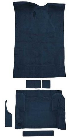 T1207012 1995-05 Blazer/Jimmy; Mid-Size/4-Door; Carpet Kit; Passenger and Cargo Area; Molded; Cut Pile; Standard Backing; Dark B