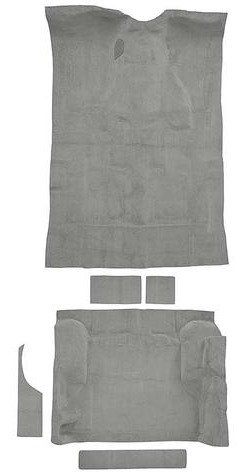 T1207025 1995-05 Blazer/Jimmy; Mid-Size/4-Door; Carpet Kit; Passenger and Cargo Area; Molded; Cut Pile; Standard Backing; Medium