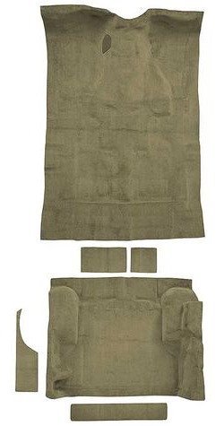 T1207028 1995-05 Blazer/Jimmy; Mid-Size/4-Door; Carpet Kit; Passenger and Cargo Area; Molded; Cut Pile; Standard Backing; Medium