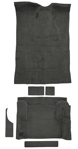 T1207033 1995-05 Blazer/Jimmy; Mid-Size/4-Door; Carpet Kit; Passenger and Cargo Area; Molded; Cut Pile; Standard Backing; Graphi