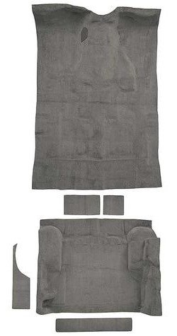 T1207043 1995-05 Blazer/Jimmy; Mid-Size/4-Door; Carpet Kit; Passenger and Cargo Area; Molded; Cut Pile; Standard Backing; Taupe