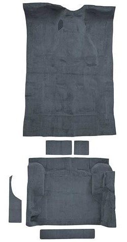 T1207063 1995-05 Blazer/Jimmy; Mid-Size/4-Door; Carpet Kit; Passenger and Cargo Area; Molded; Cut Pile; Standard Backing; Crysta