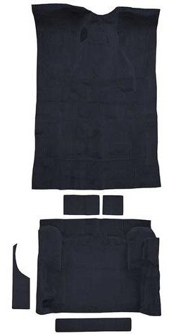 T1207070 1995-05 Blazer/Jimmy; Mid-Size/4-Door; Carpet Kit; Passenger and Cargo Area; Molded; Cut Pile; Standard Backing; Navy B