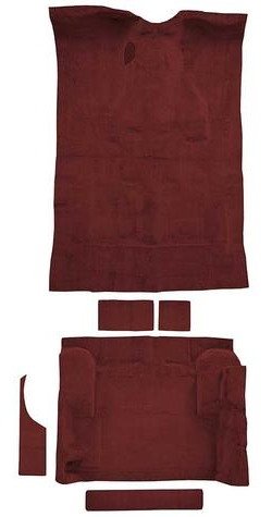 T1207075 1995-05 Blazer/Jimmy; Mid-Size/4-Door; Carpet Kit; Passenger and Cargo Area; Molded; Cut Pile; Standard Backing; Claret