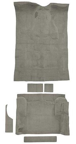 T1207094 1995-05 Blazer/Jimmy; Mid-Size/4-Door; Carpet Kit; Passenger and Cargo Area; Molded; Cut Pile; Standard Backing; Med Sa