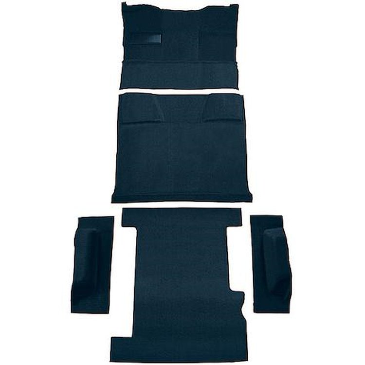 T1210212 1981-91 Chevrolet, GMC Suburban; 4-Door; Molded Carpet Kit; Cut Pile; Standard Backing; Column Shift; Automatic; Low Hu
