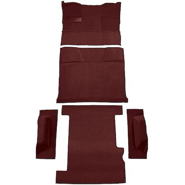 T1210215 1981-91 Chevrolet, GMC Suburban; 4-Door; Molded Carpet Kit; Cut Pile; Standard Backing; Column Shift; Automatic; Low Hu