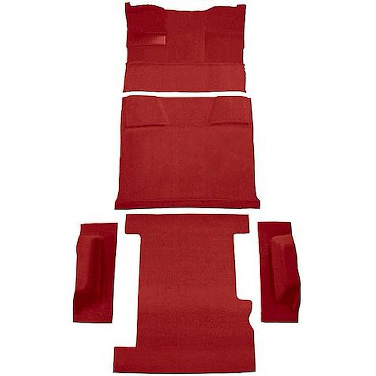 T1210254 1981-91 Chevrolet, GMC Suburban; 4-Door; Molded Carpet Kit; Cut Pile; Standard Backing; Column Shift; Automatic; Low Hu