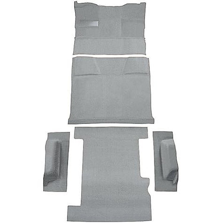T1210268 1981-91 Chevrolet, GMC Suburban; 4-Door; Molded Carpet Kit; Cut Pile; Standard Backing; Column Shift; Automatic; Low Hu