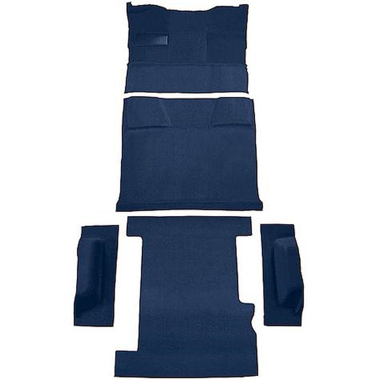 T1210284 1981-91 Chevrolet, GMC Suburban; 4-Door; Molded Carpet Kit; Cut Pile; Standard Backing; Column Shift; Automatic; Low Hu