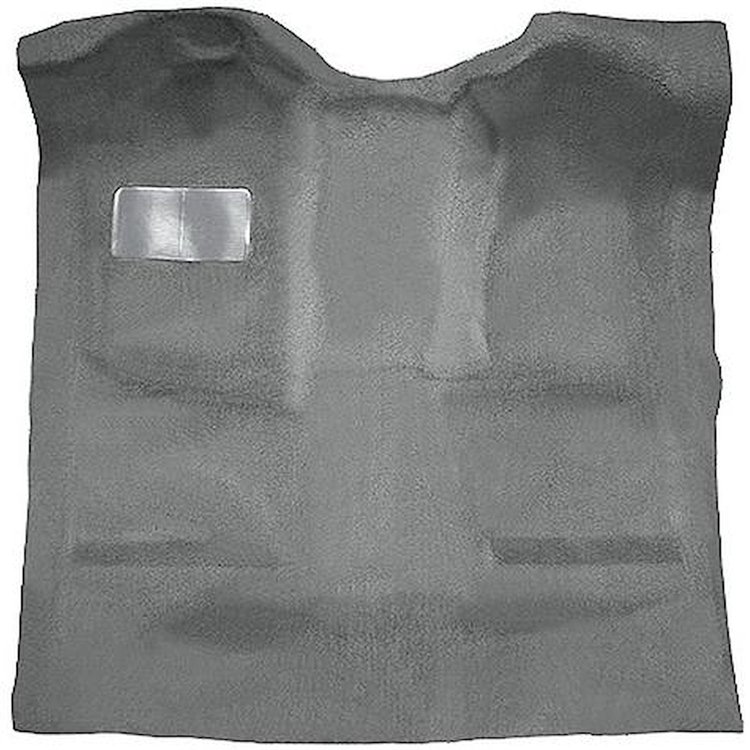 T1221683 1999-07 Silverado/Sierra Truck; Regular Cab; Carpet Kit; Complete; Molded; Standard Backing; Cutpile; Medium Gray / Pew