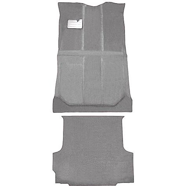 T1225383 1992-99 Chevrolet/GMC Suburban; Medium Gray / Pewter Carpet Kit; Passenger and Cargo Area; Die-Cut; Cut Pile; w/ Heat V