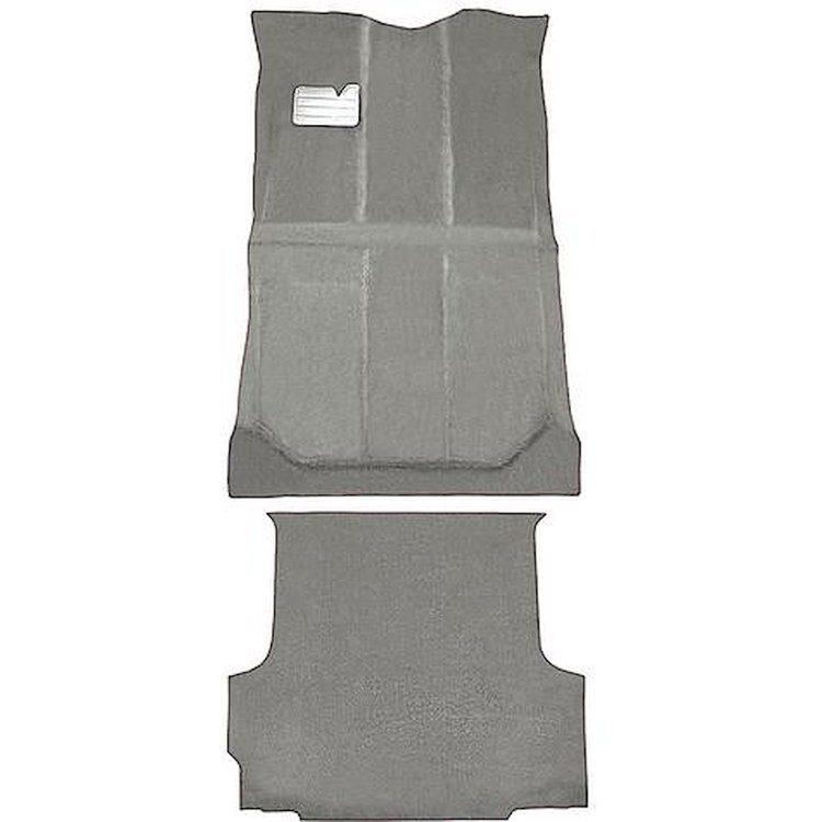 T1225394 1992-99 Chevrolet/GMC Suburban; Med Sand Gray / Neutral Carpet Kit; Passenger and Cargo Area; Die-Cut; Cut Pile; w/ Hea