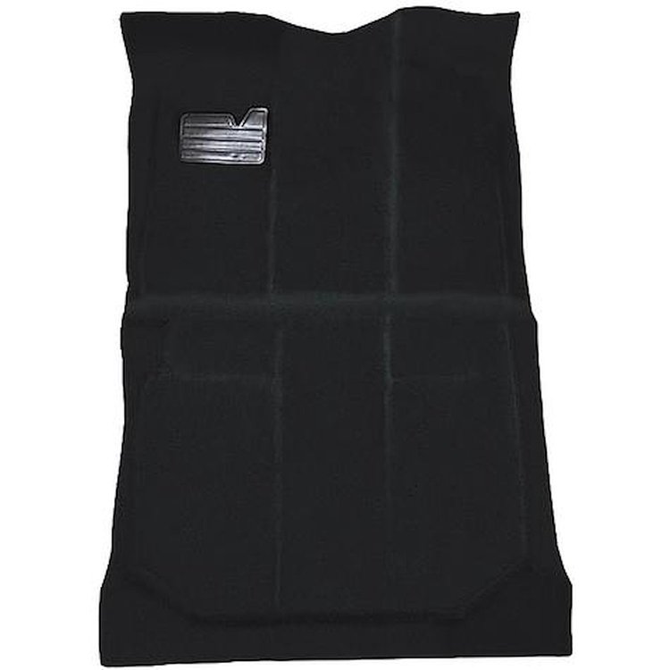 T1225401 1992-99 Chevrolet/GMC Suburban; Carpet Kit; Passenger Area; Die-Cut; Cut Pile; w/ Heat Vents; Standard Backing; Black