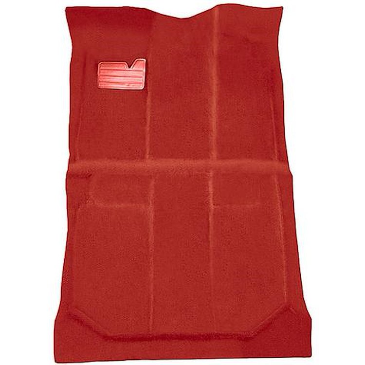 T1225402 1992-99 Chevrolet/GMC Suburban; Carpet Kit; Passenger Area; Die-Cut; Cut Pile; w/ Heat Vents; Standard Backing; Red