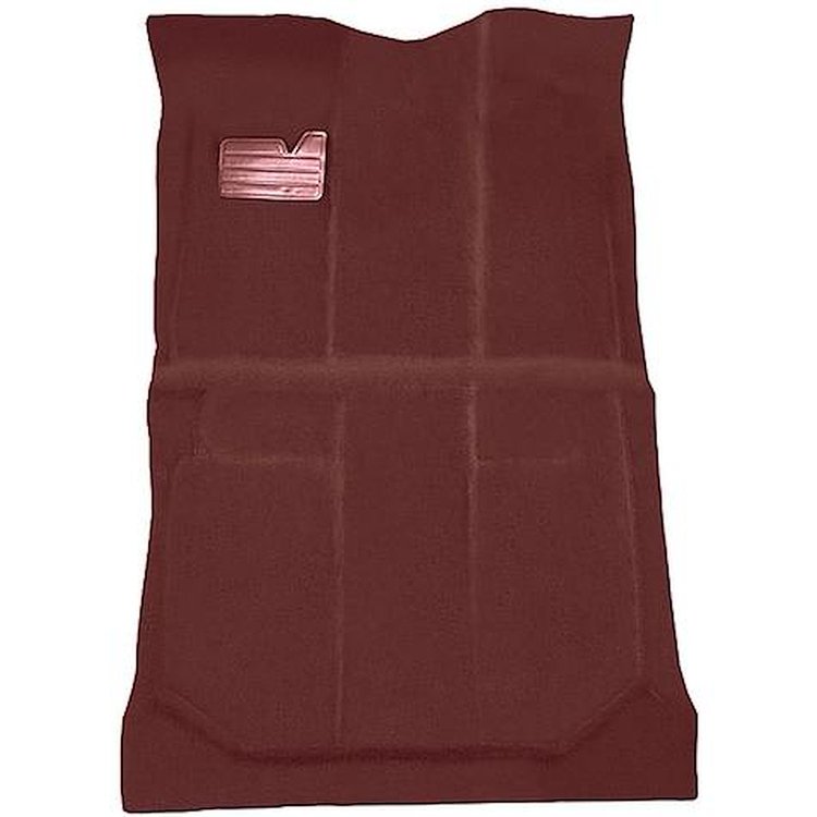 T1225415 1992-99 Chevrolet/GMC Suburban; Carpet Kit; Passenger Area; Die-Cut; Cut Pile; w/ Heat Vents; Standard Backing; Maroon