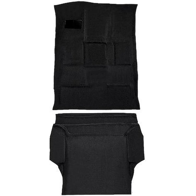 T1225801 2000-06 Tahoe/Yukon; Full-Size/4-Door; Carpet Kit; Passenger and Cargo Area; Molded; Standard Backing; Cutpile; Black