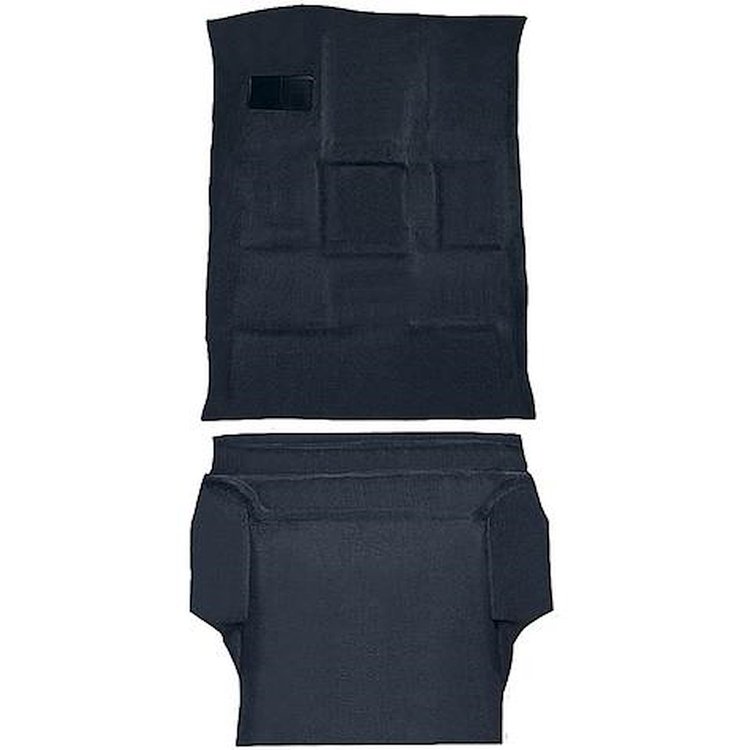 T1225870 2000-06 Tahoe/Yukon; Full-Size/4-Door; Carpet Kit; Passenger and Cargo Area; Molded; Standard Backing; Cutpile; Navy Bl