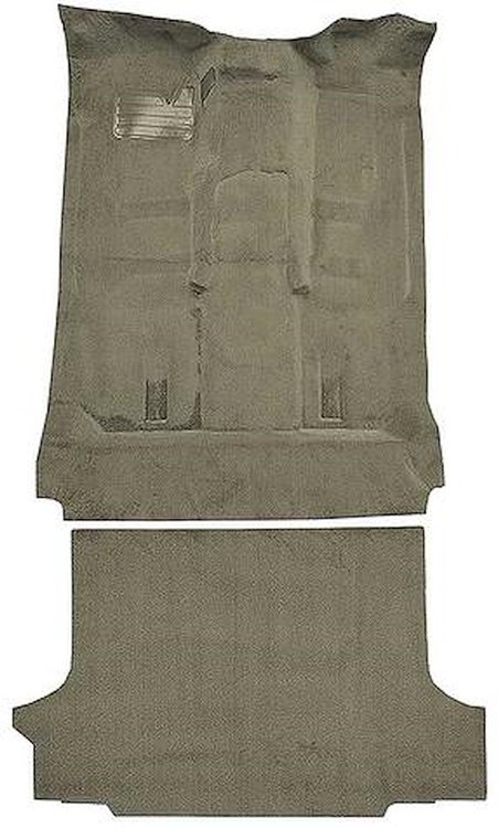 T1227844 1992-99 Blazer/Tahoe/Yukon; Full-Size/2-Door; Carpet Kit; Complete; Molded; Standard Backing; w/ Heat Vents; Cutpile; S