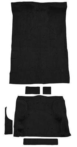 T1244601 1995-05 Blazer/Jimmy; Mid-Size/2-Door; Carpet Kit; Complete; Molded; Standard Backing; Cutpile; Black