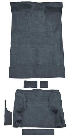 T1244663 1995-05 Blazer/Jimmy; Mid-Size/2-Door; Carpet Kit; Complete; Molded; Standard Backing; Cutpile; Crystal Blue