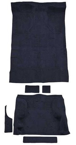 T1244670 1995-05 Blazer/Jimmy; Mid-Size/2-Door; Carpet Kit; Complete; Molded; Standard Backing; Cutpile; Navy Blue