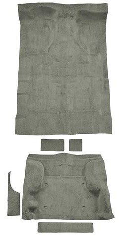 T1244694 1995-05 Blazer/Jimmy; Mid-Size/2-Door; Carpet Kit; Complete; Molded; Standard Backing; Cutpile; Med Sand Gray / Neutral