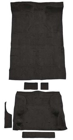 T1244696 1995-05 Blazer/Jimmy; Mid-Size/2-Door; Carpet Kit; Complete; Molded; Standard Backing; Cutpile; Ebony