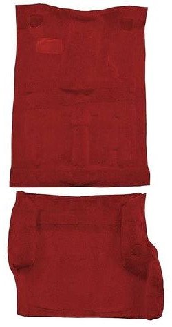 T1246521 1991-94 S10 Blazer/S15 Jimmy; 4-Door; Carpet Set; Passenger and Cargo Area; Molded; Standard Backing; Cutpile; Oxblood