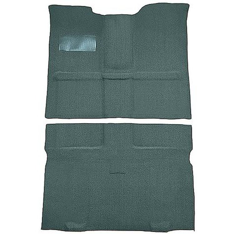 T1271806 1967-72 Chevrolet, GMC Suburban; 3-Door; Molded Passenger Area Carpet Kit; Loop; Standard Backing; Floor Shift; TH400;