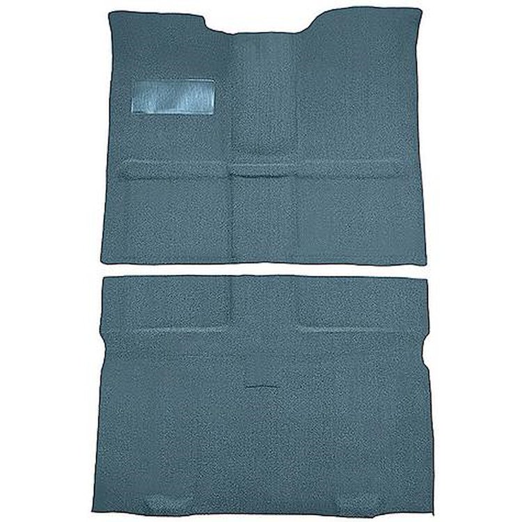 T1271884 1967-72 Chevrolet, GMC Suburban; 3-Door; Molded Passenger Area Carpet Kit; Loop; Standard Backing; Floor Shift; TH400; 