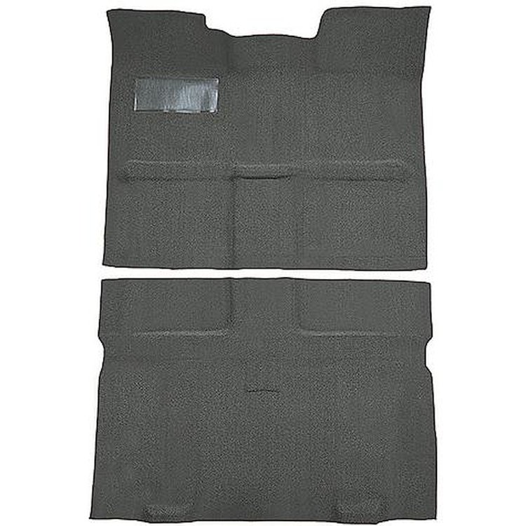 T1272035 1967-72 Chevrolet, GMC Suburban; 3-Door; Molded Passenger Area Carpet Kit; Loop; Standard Backing; Column Shift; Automa