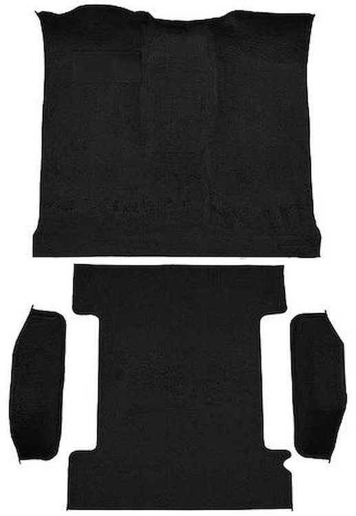 T1272101 1974-77 K5 Blazer/Jimmy; 2-Door; Molded Carpet Kit; Cut Pile; Standard Backing; Column & Floor Shift; Automatic or Manu