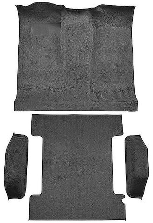 T1272147 1974-77 K5 Blazer/Jimmy; 2-Door; Molded Carpet Kit; Cut Pile; Standard Backing; Column & Floor Shift; Automatic or Manu