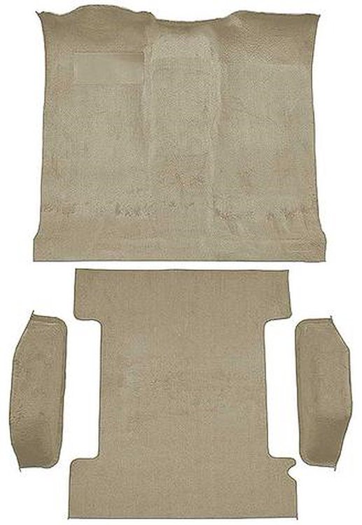 T1272152 1974-77 K5 Blazer/Jimmy; 2-Door; Molded Carpet Kit; Cut Pile; Standard Backing; Column & Floor Shift; Automatic or Manu