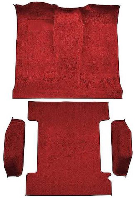 T1272154 1974-77 K5 Blazer/Jimmy; 2-Door; Molded Carpet Kit; Cut Pile; Standard Backing; Column & Floor Shift; Automatic or Manu