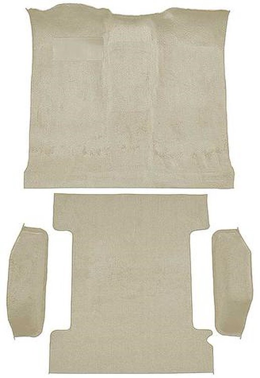 T1272168 1974-77 K5 Blazer/Jimmy; 2-Door; Molded Carpet Kit; Cut Pile; Standard Backing; Column & Floor Shift; Automatic or Manu