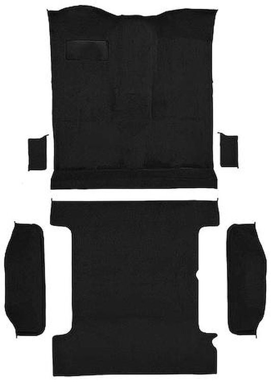 T1272501 1978-80 K5 Blazer/Jimmy; 2-Door; Molded Carpet Kit; Cut Pile; Standard Backing; Column & Floor Shift; Automatic or Manu