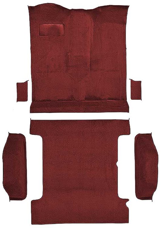 T1272515 1978-80 K5 Blazer/Jimmy; 2-Door; Molded Carpet Kit; Cut Pile; Standard Backing; Column & Floor Shift; Automatic or Manu