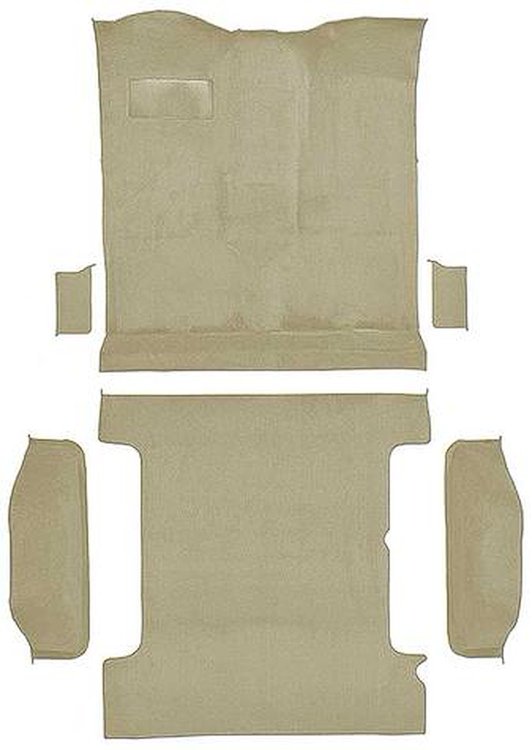 T1272552 1978-80 K5 Blazer/Jimmy; 2-Door; Molded Carpet Kit; Cut Pile; Standard Backing; Column & Floor Shift; Automatic or Manu