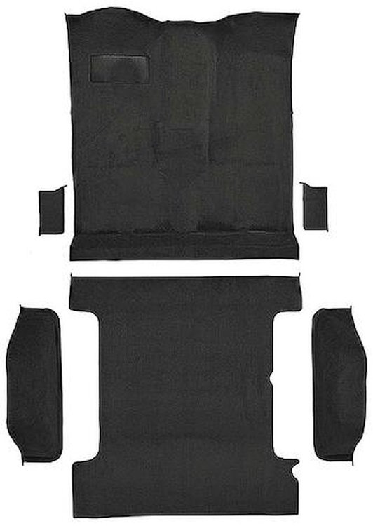 T1272557 1978-80 K5 Blazer/Jimmy; 2-Door; Molded Carpet Kit; Cut Pile; Standard Backing; Column & Floor Shift; Automatic or Manu