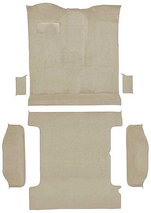 T1272568 1978-80 K5 Blazer/Jimmy; 2-Door; Molded Carpet Kit; Cut Pile; Standard Backing; Column & Floor Shift; Automatic or Manu