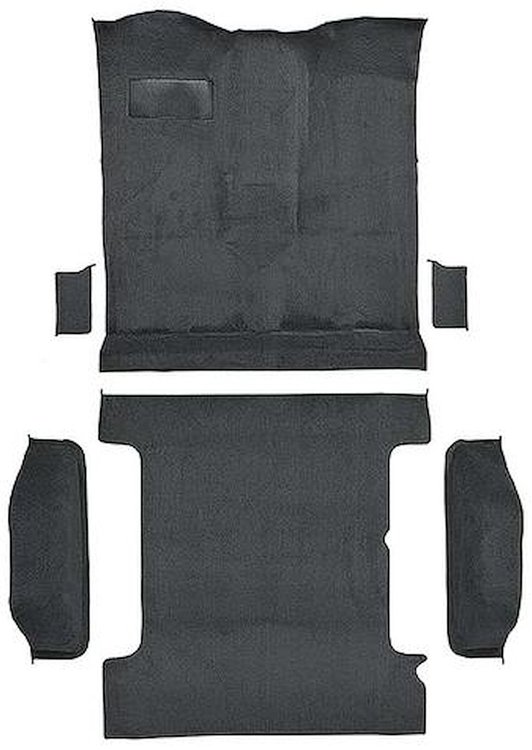 T1272576 1978-80 K5 Blazer/Jimmy; 2-Door; Molded Carpet Kit; Cut Pile; Standard Backing; Column & Floor Shift; Automatic or Manu