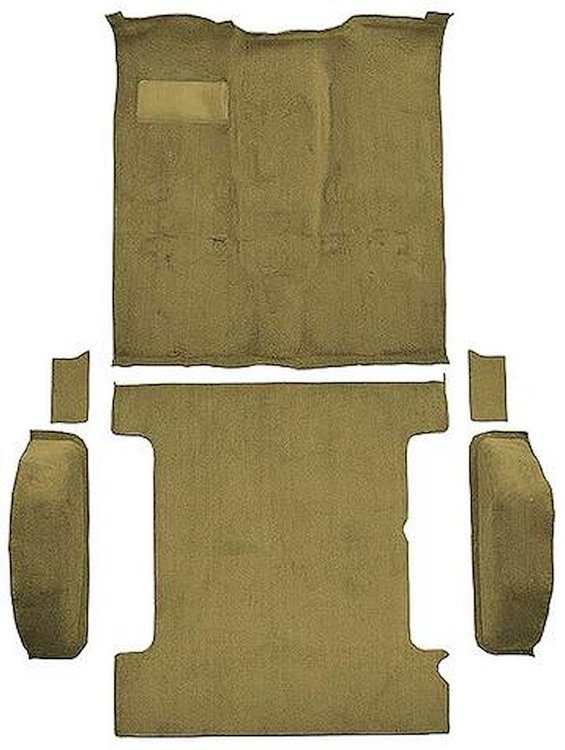 T1272737 1981-91 K5 Blazer/Jimmy; 2-Door; Molded Carpet Kit; Cut Pile; Standard Backing; Column & Floor Shift; Automatic or Manu