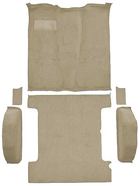 T1272752 1981-91 K5 Blazer/Jimmy; 2-Door; Molded Carpet Kit; Cut Pile; Standard Backing; Column & Floor Shift; Automatic or Manu
