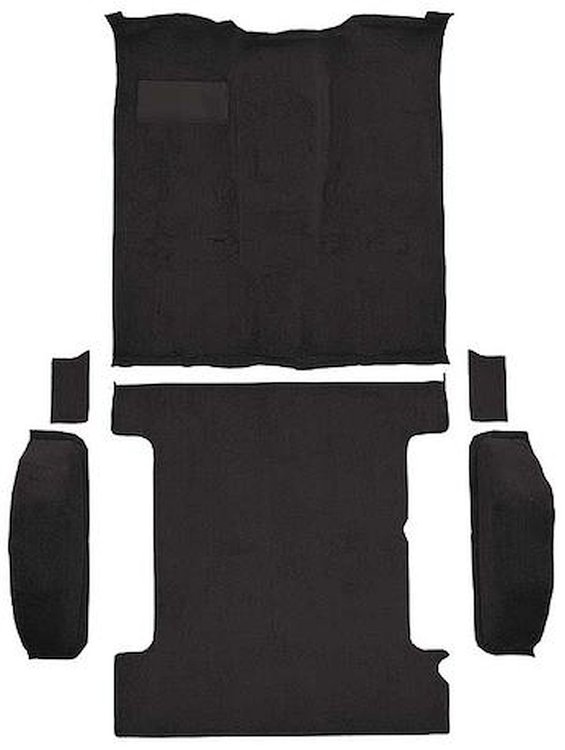 T1272757 1981-91 K5 Blazer/Jimmy; 2-Door; Molded Carpet Kit; Cut Pile; Standard Backing; Column & Floor Shift; Automatic or Manu