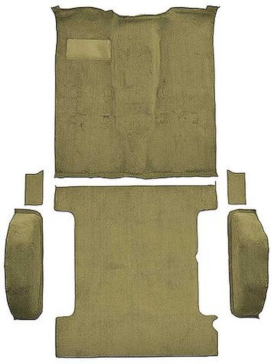 T1272759 1981-91 K5 Blazer/Jimmy; 2-Door; Molded Carpet Kit; Cut Pile; Standard Backing; Column & Floor Shift; Automatic or Manu